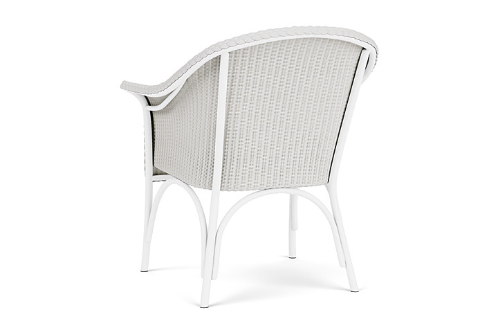 Lloyd Flanders™ All Seasons Lounge Chair - Matte White, Canvas Natural