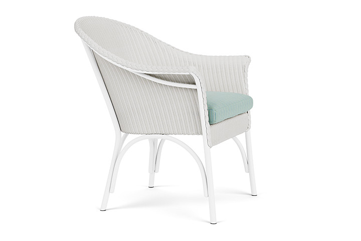 Lloyd Flanders™ All Seasons Lounge Chair - Matte White, Unearth Dew