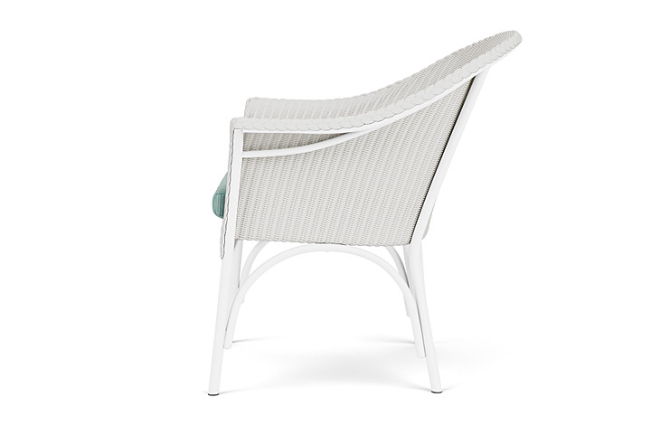 Lloyd Flanders™ All Seasons Lounge Chair - Matte White, Unearth Dew