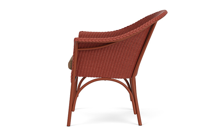 Lloyd Flanders™ All Seasons Lounge Chair - Terracotta, Canvas Natural