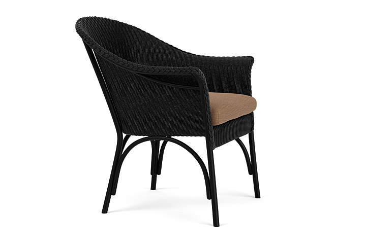 Lloyd Flanders™ All Seasons Lounge Chair - Ebony, Canvas Natural