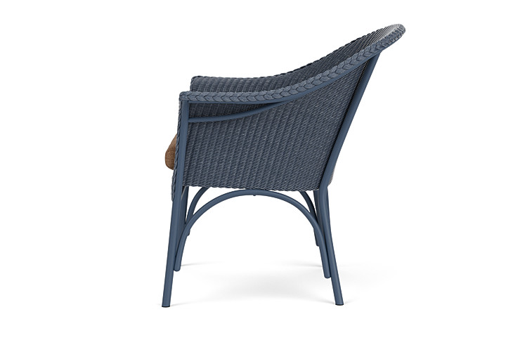 Lloyd Flanders™ All Seasons Lounge Chair - Denim Blue, Canvas Natural