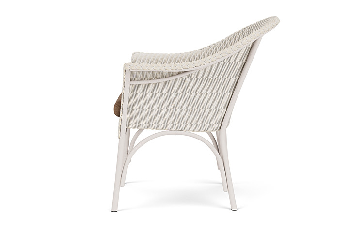 Lloyd Flanders™ All Seasons Lounge Chair - Antique White, Canvas Natural