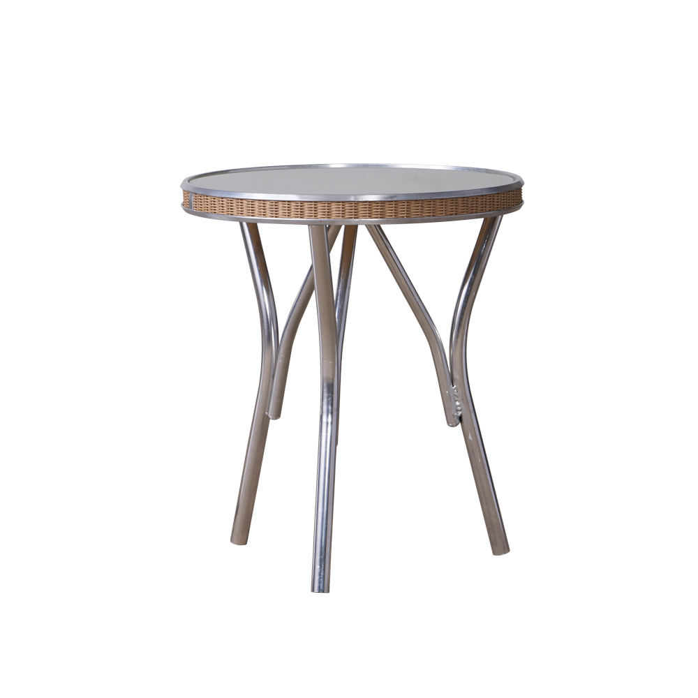 Lloyd Flanders - All Seasons 19" Round End Table with Reversible Glass