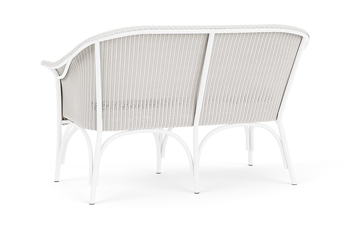 Lloyd Flanders™ All Seasons Settee - White, Loveboat Mint