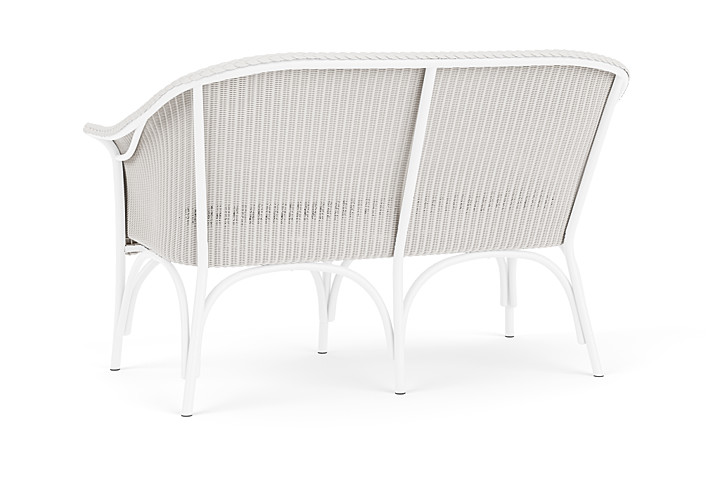 Lloyd Flanders™ All Seasons Settee - White, Callen Celadon