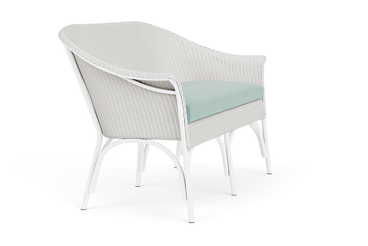 Lloyd Flanders™ All Seasons Settee - Matte White, Unearth Dew