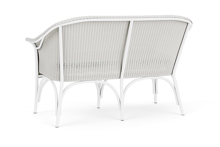 Lloyd Flanders™ All Seasons Settee - Matte White, Unearth Dew