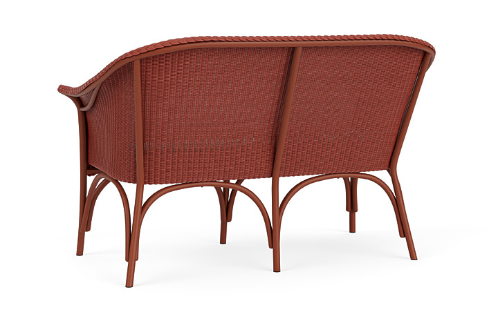 Lloyd Flanders™ All Seasons Settee - Terracotta, Loveboat Mint