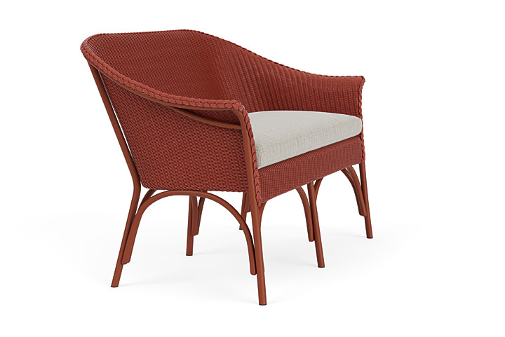 Lloyd Flanders™ All Seasons Settee - Terracotta, Callen Celadon