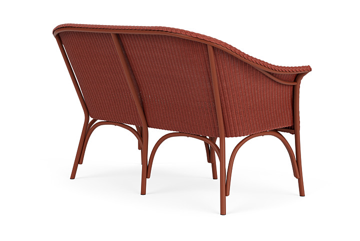 Lloyd Flanders™ All Seasons Settee - Terracotta, Callen Celadon