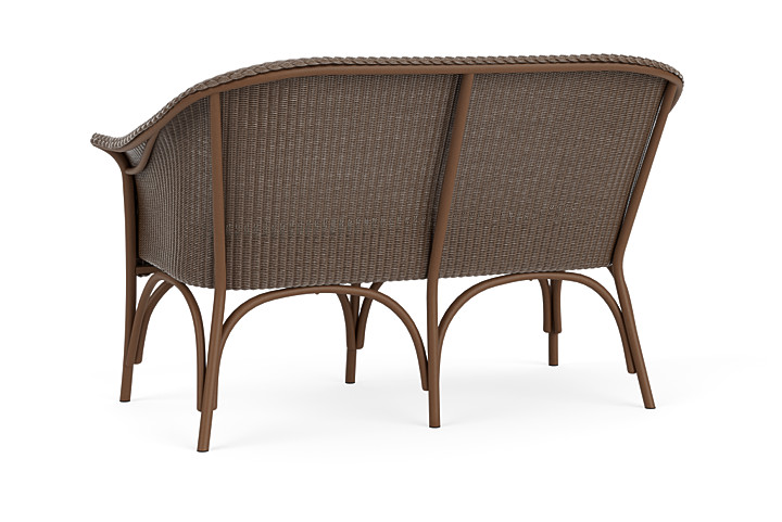 Lloyd Flanders™ All Seasons Settee - Bark, Loveboat Mint