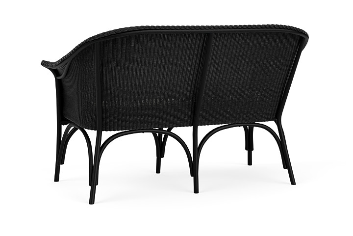 Lloyd Flanders™ All Seasons Settee - Ebony, Loveboat Mint