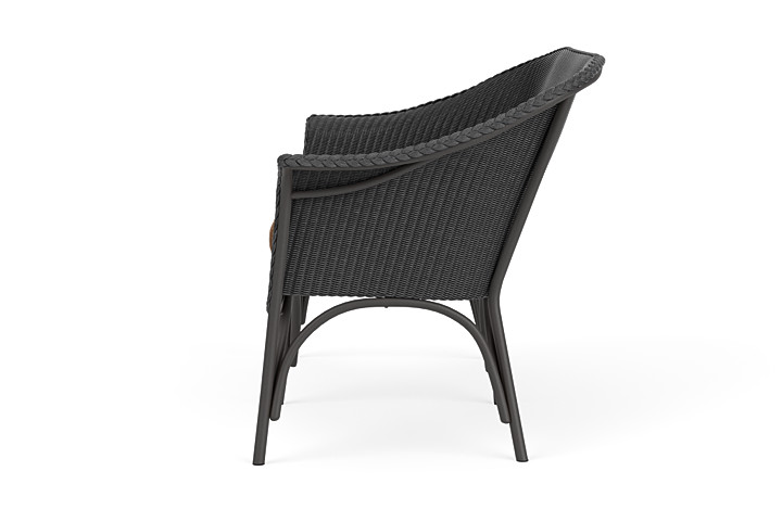 Lloyd Flanders™ All Seasons Settee - Charcoal, Canvas Natural