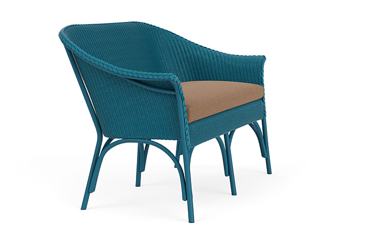 Lloyd Flanders™ All Seasons Settee - Peacock, Canvas Natural