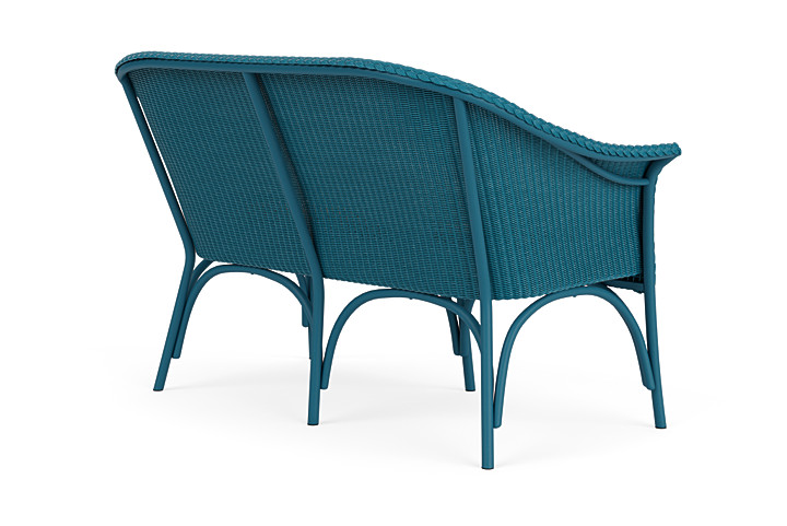 Lloyd Flanders™ All Seasons Settee - Peacock, Canvas Natural