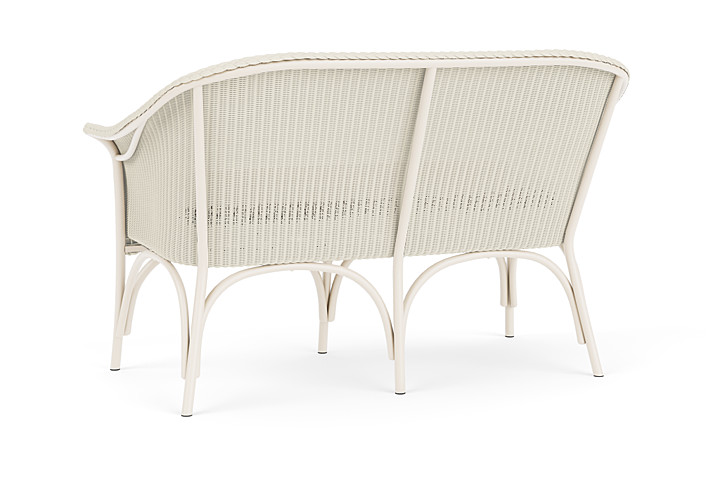 Lloyd Flanders™ All Seasons Settee - Ivory, Canvas Natural