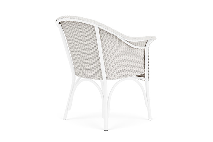 Lloyd Flanders™ All Seasons Dining Armchair with Padded Seat - White