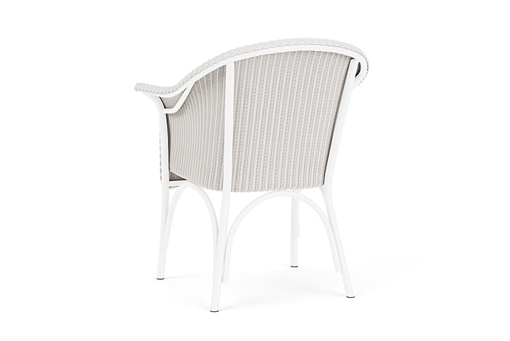 Lloyd Flanders™ All Seasons Dining Armchair with Padded Seat - White