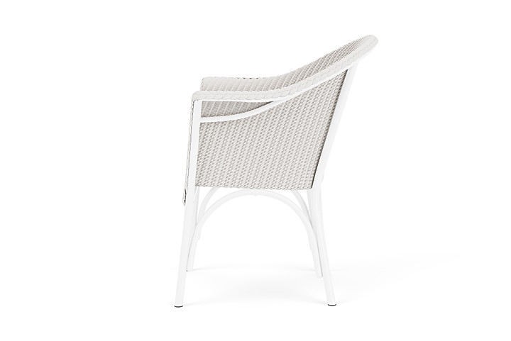 Lloyd Flanders™ All Seasons Dining Armchair with Padded Seat - White