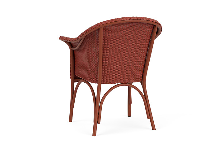 Lloyd Flanders™ All Seasons Dining Armchair with Padded Seat - Terracotta