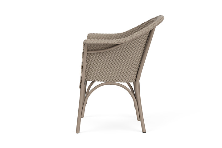 Lloyd Flanders™ All Seasons Dining Armchair with Padded Seat - French Beige