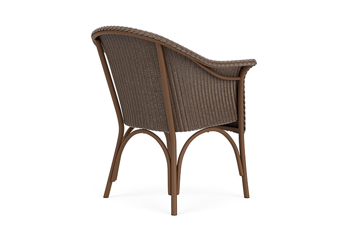 Lloyd Flanders™ All Seasons Dining Armchair with Padded Seat - Bark