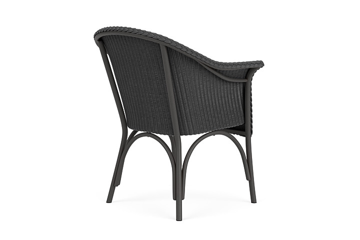 Lloyd Flanders™ All Seasons Dining Armchair with Padded Seat - Charcoal