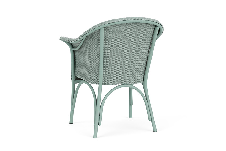 Lloyd Flanders™ All Seasons Dining Armchair with Padded Seat - Sea Glass