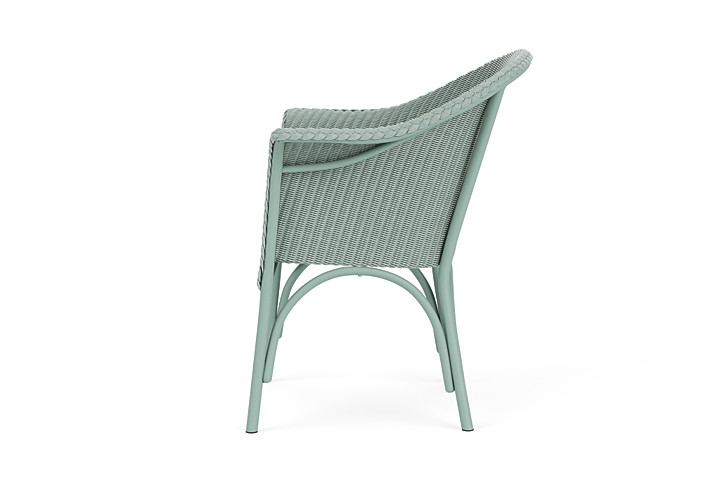 Lloyd Flanders™ All Seasons Dining Armchair with Padded Seat - Sea Glass