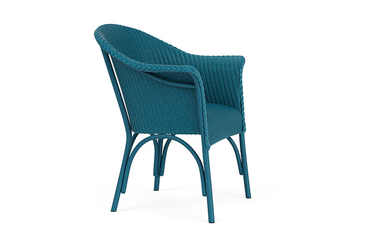 Lloyd Flanders™ All Seasons Dining Armchair with Padded Seat - Peacock