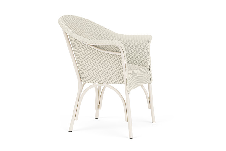 Lloyd Flanders™ All Seasons Dining Armchair with Padded Seat - Ivory