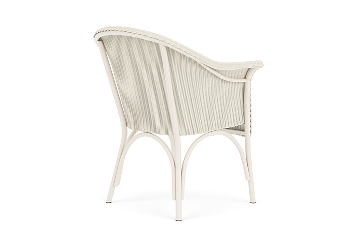 Lloyd Flanders™ All Seasons Dining Armchair with Padded Seat - Ivory