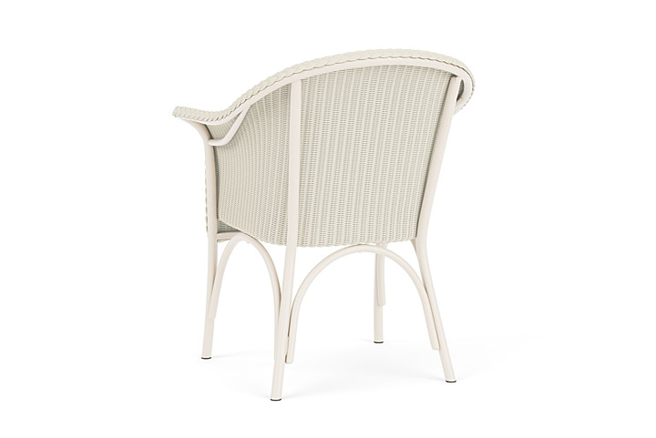 Lloyd Flanders™ All Seasons Dining Armchair with Padded Seat - Ivory