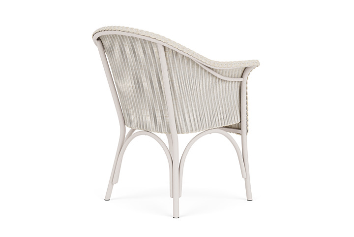 Lloyd Flanders™ All Seasons Dining Armchair with Padded Seat - Antique White