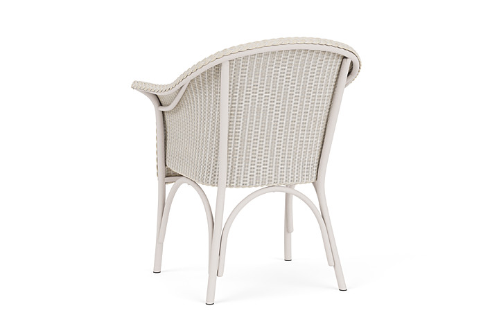 Lloyd Flanders™ All Seasons Dining Armchair with Padded Seat - Antique White