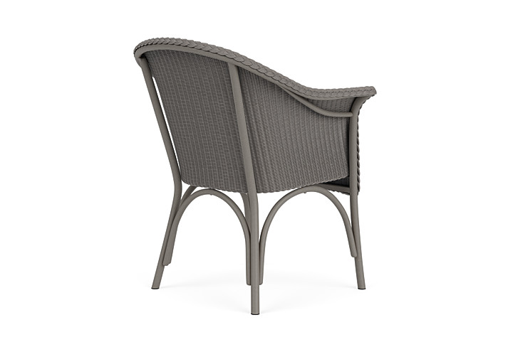 Lloyd Flanders™ All Seasons Dining Armchair with Padded Seat - Pewter