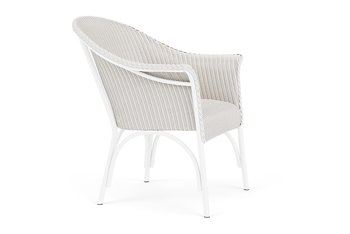 Lloyd Flanders™ All Seasons Lounge Chair with Padded Seat - White