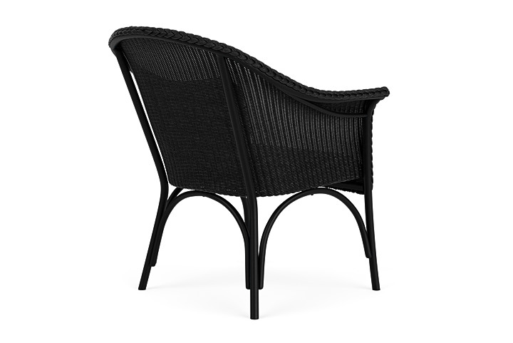 Lloyd Flanders™ All Seasons Lounge Chair with Padded Seat - Ebony