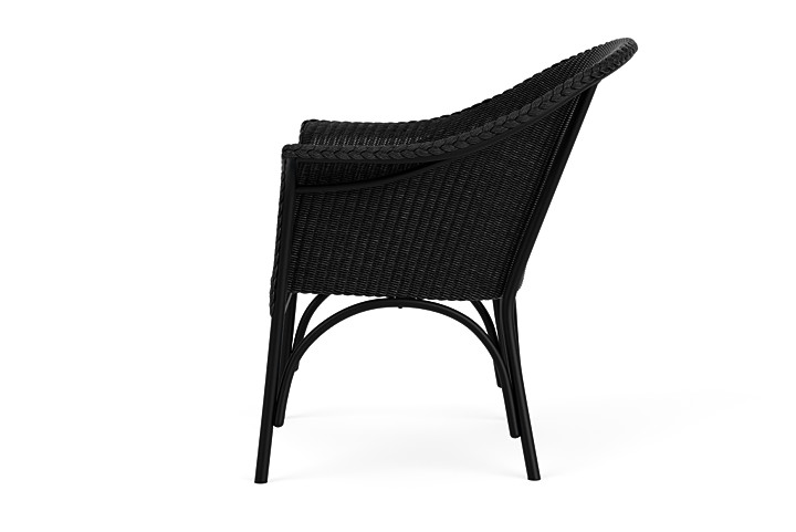 Lloyd Flanders™ All Seasons Lounge Chair with Padded Seat - Ebony