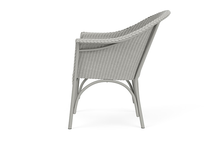 Lloyd Flanders™ All Seasons Lounge Chair with Padded Seat - Platinum