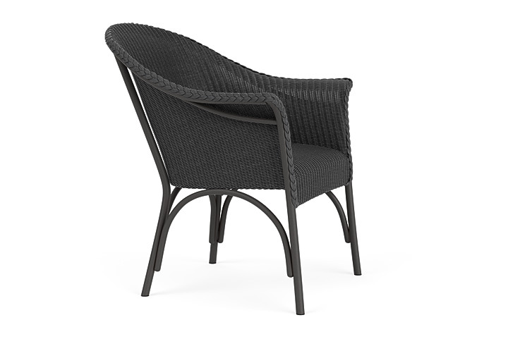 Lloyd Flanders™ All Seasons Lounge Chair with Padded Seat - Charcoal