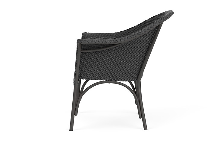 Lloyd Flanders™ All Seasons Lounge Chair with Padded Seat - Charcoal