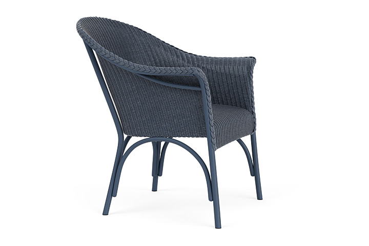 Lloyd Flanders™ All Seasons Lounge Chair with Padded Seat - Denim Blue