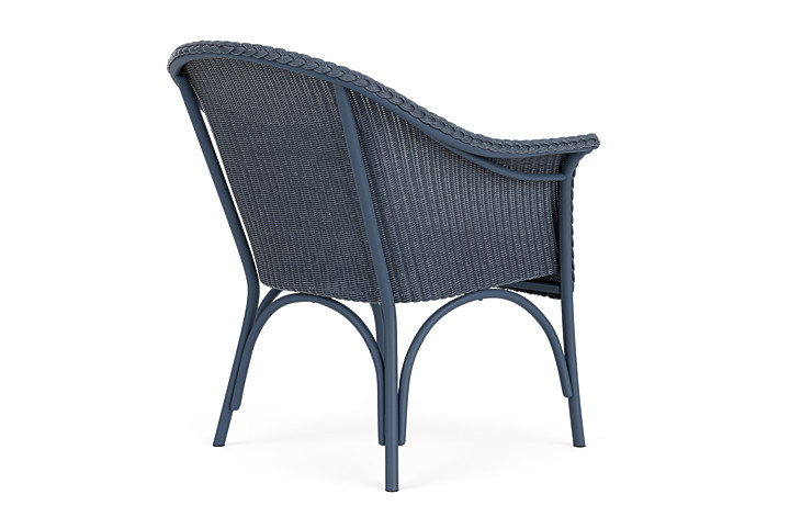 Lloyd Flanders™ All Seasons Lounge Chair with Padded Seat - Denim Blue