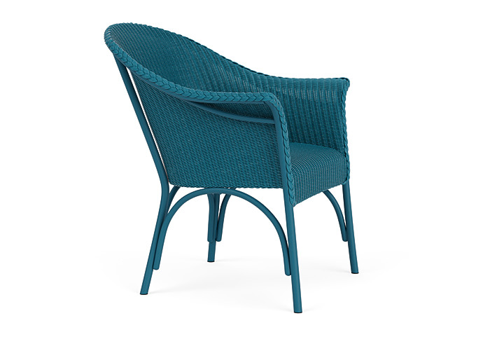 Lloyd Flanders™ All Seasons Lounge Chair with Padded Seat - Peacock