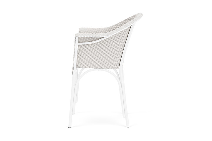 Lloyd Flanders™ All Seasons Balcony Stool with Padded Seat - White