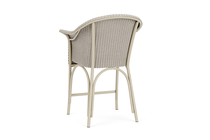 Lloyd Flanders™ All Seasons Balcony Stool with Padded Seat - Linen