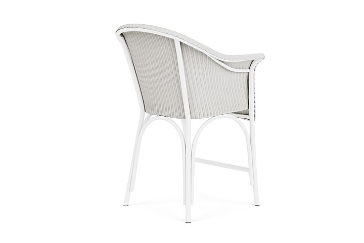 Lloyd Flanders™ All Seasons Balcony Stool with Padded Seat - Matte White