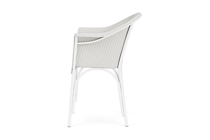 Lloyd Flanders™ All Seasons Balcony Stool with Padded Seat - Matte White